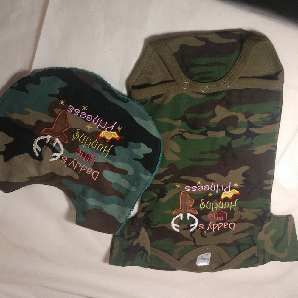 Onesie and bib set